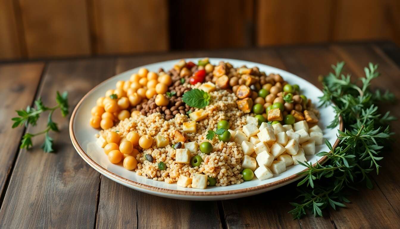 Principales sources végétales de protéines