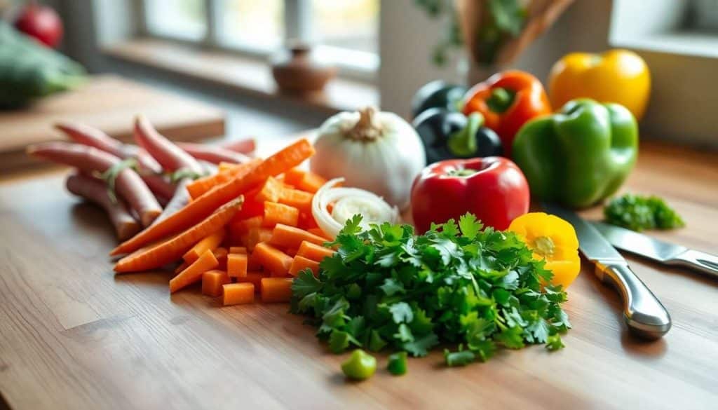 Techniques de découpe des légumes