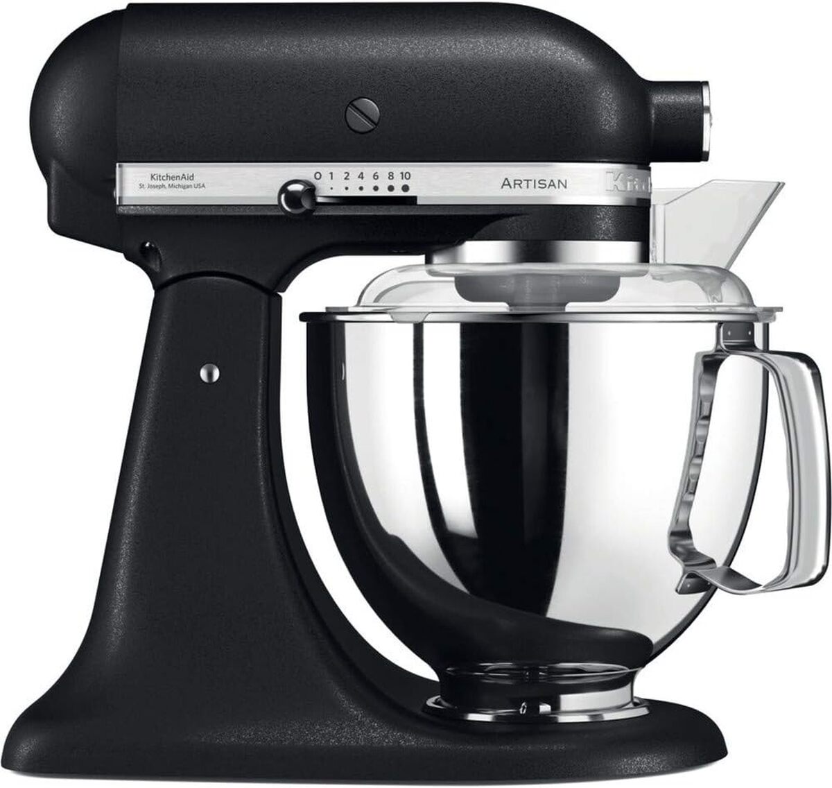 Test : kitchenAid Artisan, robot pâtissier multifonctions 4, 8 L noir fumée