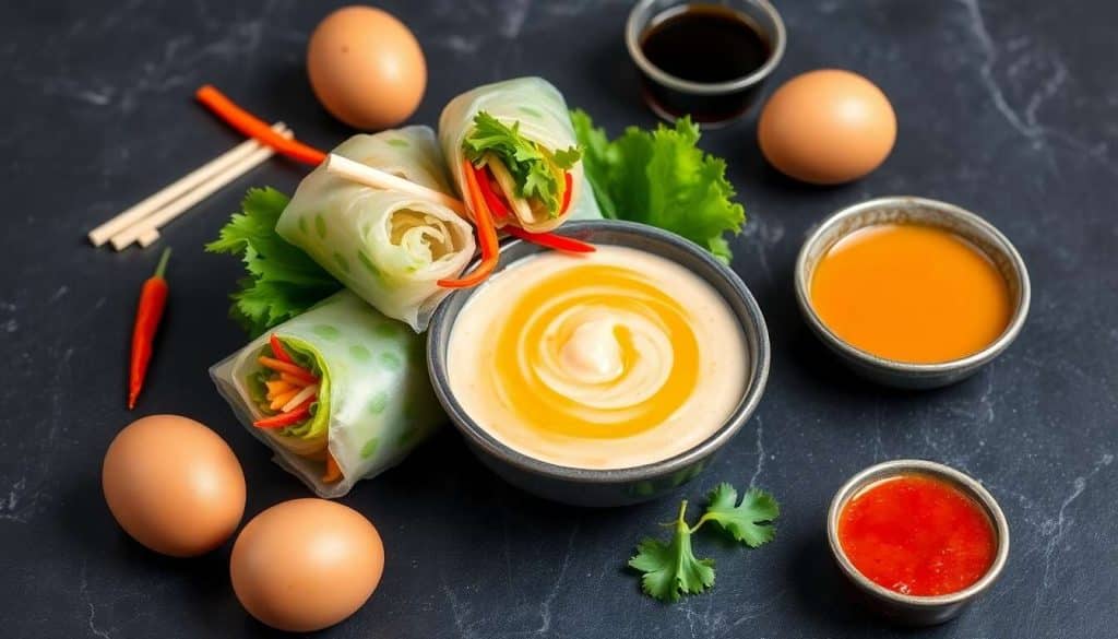 Rolls printaniers aux légumes croquants et dip thaï