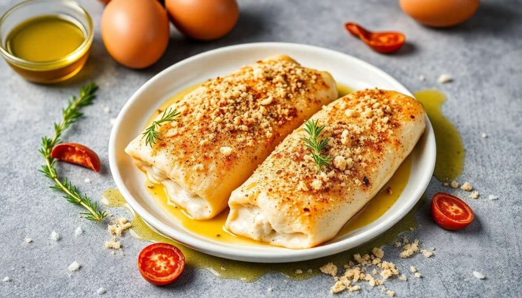 Cabillaud en croûte de chorizo, explosion de saveurs