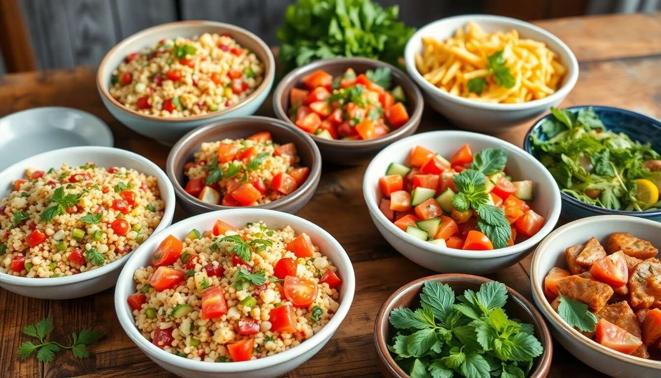 Salades incontournables : taboul&eacute;, fattoush et plus
