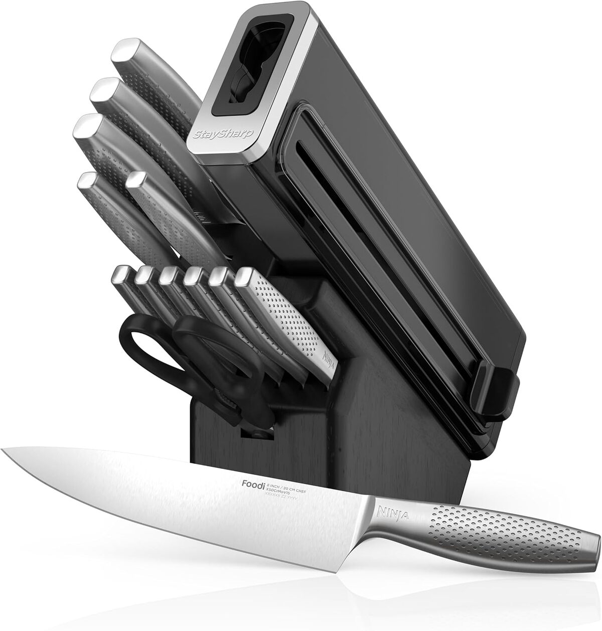 Test du bloc couteaux Ninja StaySharp K62014EUUK : aiguiseur intégré