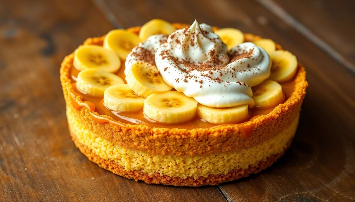 Banoffee pie rapide, un dessert Anglo-Saxon gourmand en quelques minutes