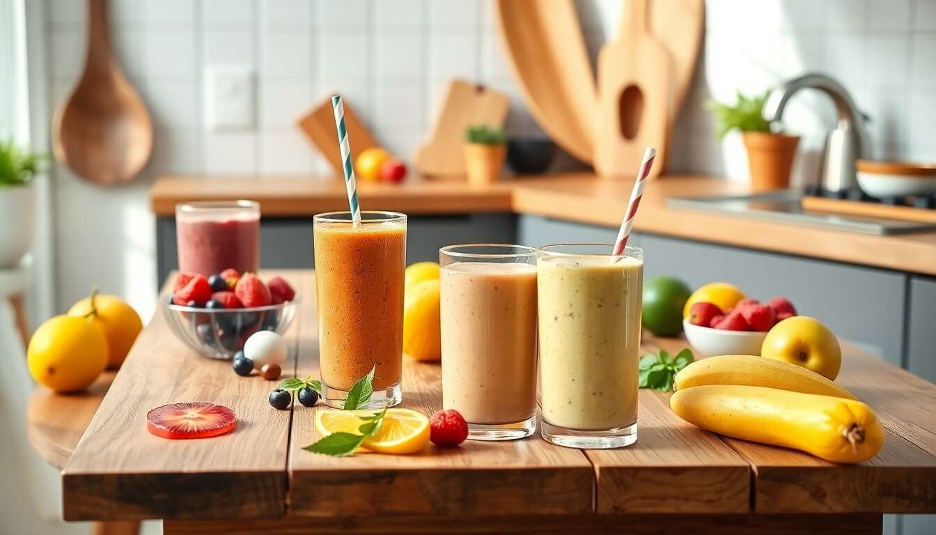 Recettes rapides de smoothies pour le petit-d&eacute;jeuner