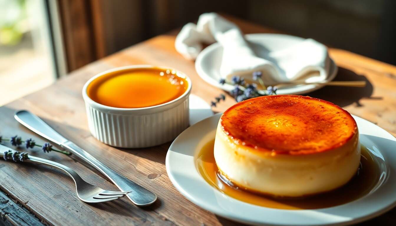 Les classiques fran&ccedil;ais : cr&egrave;me br&ucirc;l&eacute;e et flan