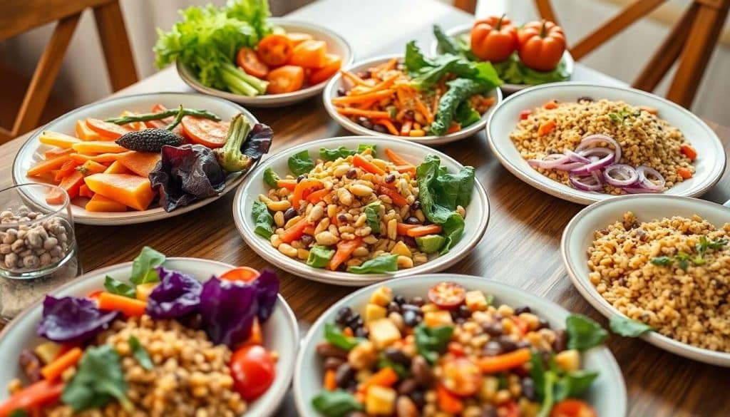 Options végétariennes : menu bon marché