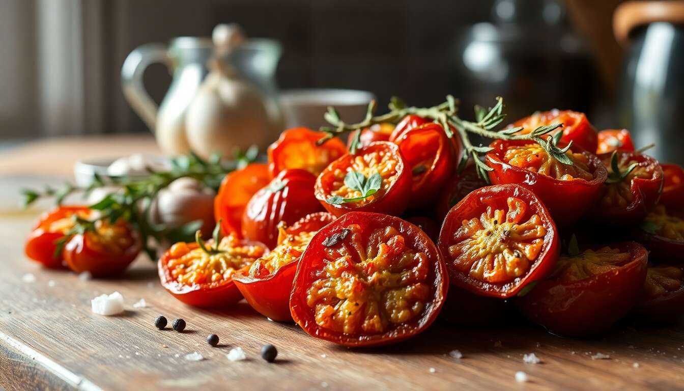 Tomates séchées pour recettes d'été