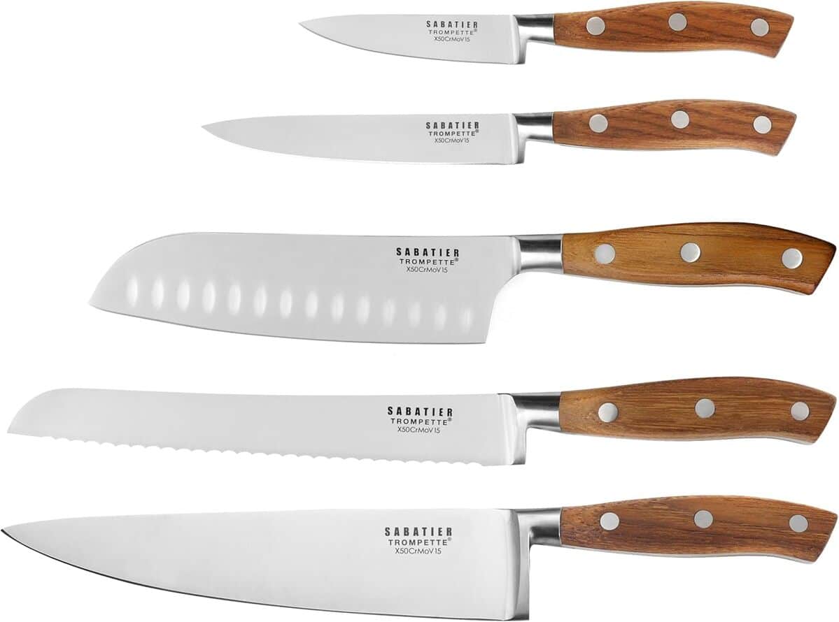 Test : sabatier Trompette Ryokan - efficacité du set de 5 couteaux de cuisine