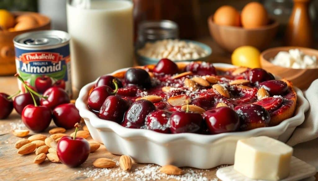 Clafoutis cerises-amandes, un classique réinventé