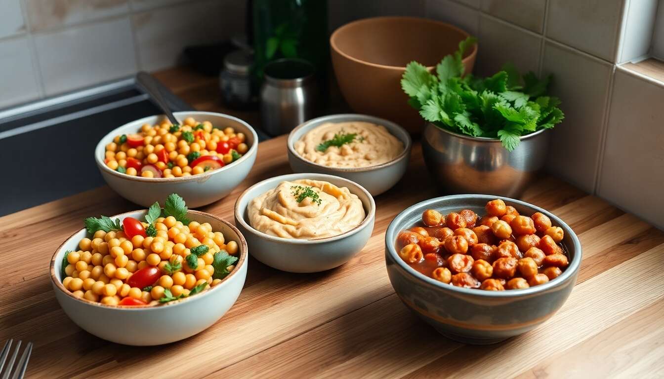 Recettes saines &agrave; base de pois chiches