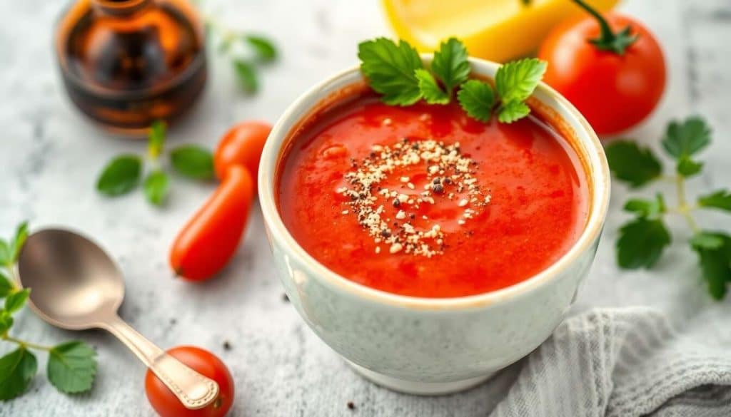 Gazpacho andalou pimenté, un avant-goût d'été