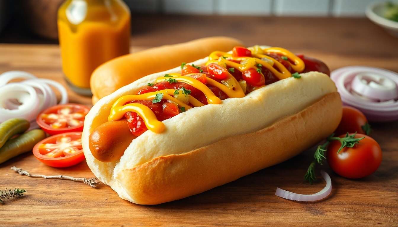 Les ingr&eacute;dients secrets pour un hot-dog savoureux