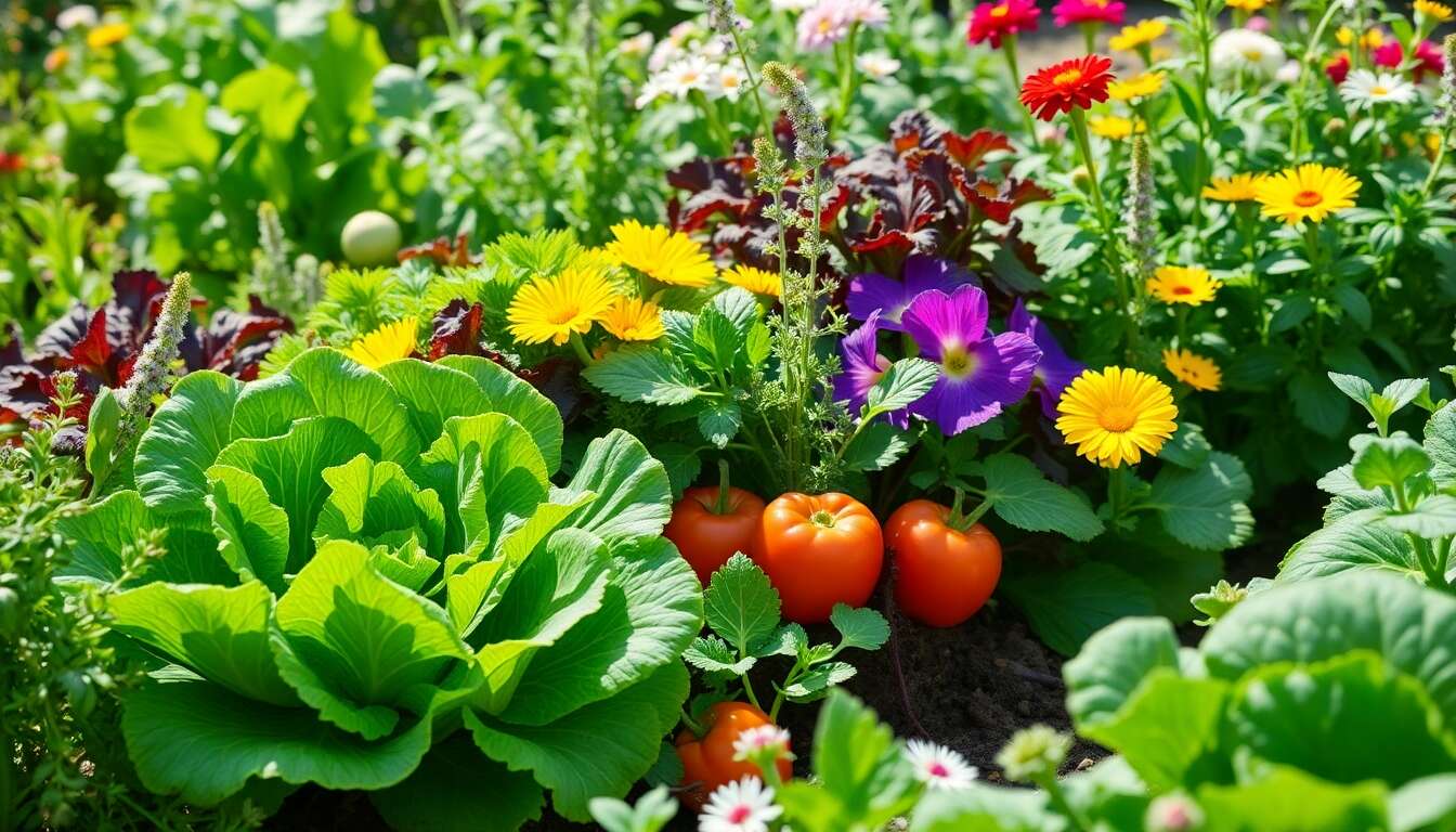 Les associations b&eacute;n&eacute;fiques au potager pour des salades en bonne sant&eacute;