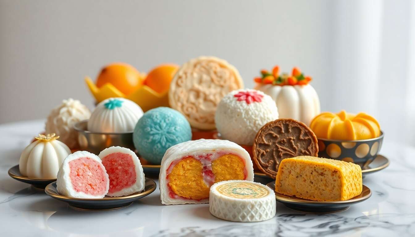 Desserts traditionnels d'asie : douceurs accessibles