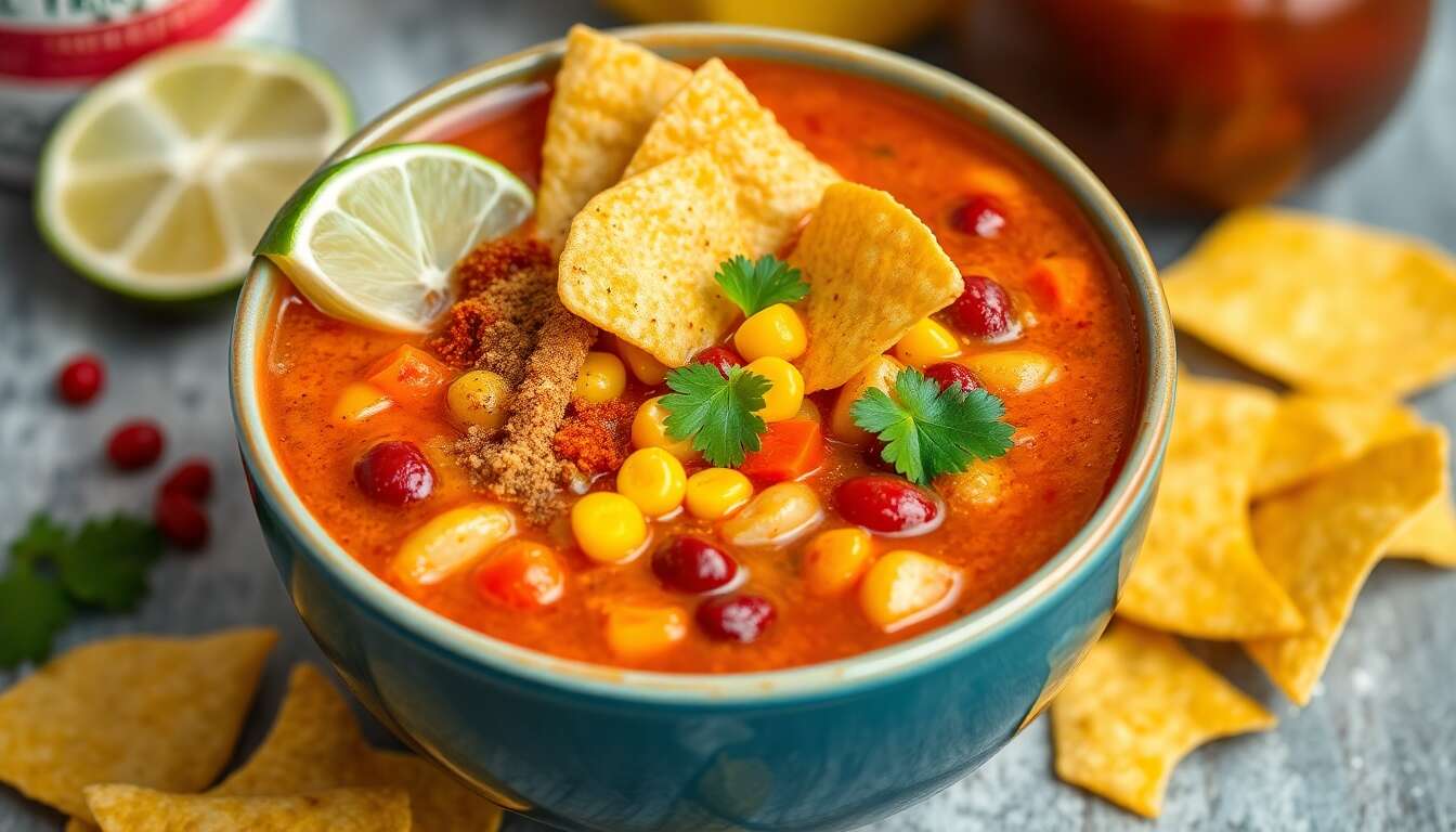 Soupe mexicaine : recette simplifiée