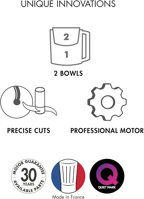 MAGIMIX Robot De Cuisine Mini Plus Noir