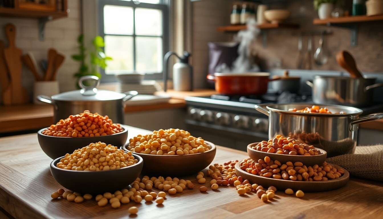 Techniques de cuisson pour des l&eacute;gumineuses savoureuses