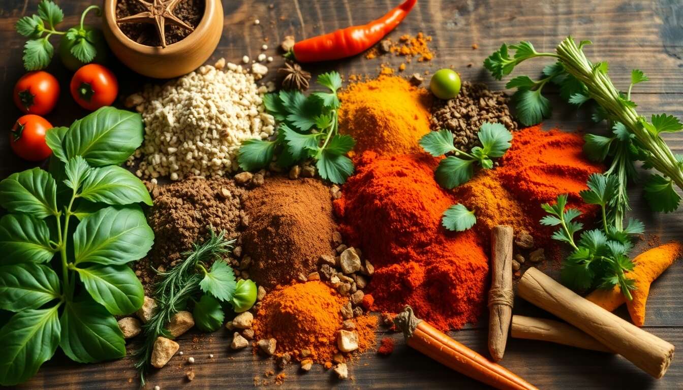 Herbes aromatiques : mesures et conversions pr&eacute;cises