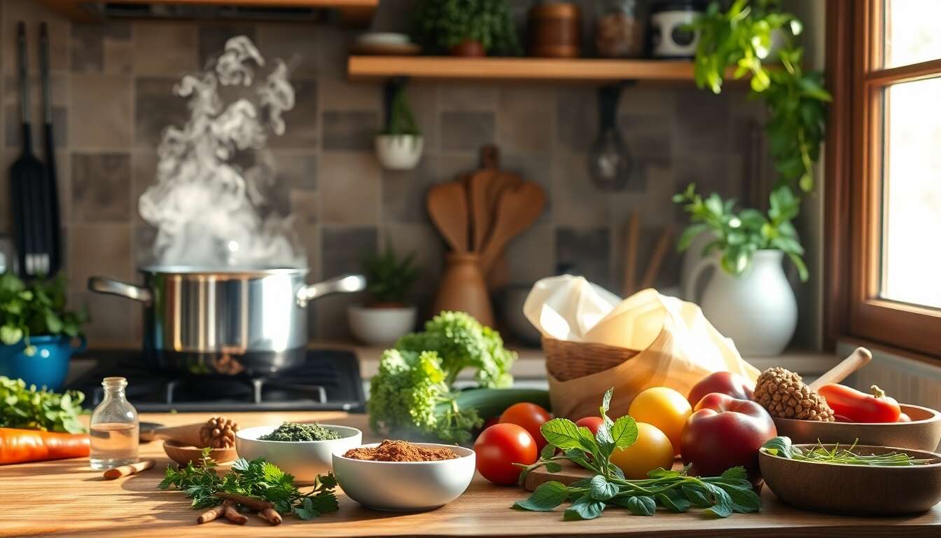 Les ingr&eacute;dients indispensables pour un bouillon savoureux