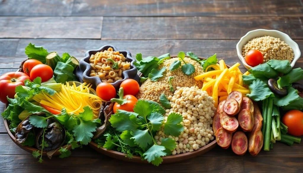 Équilibrer un repas végétalien sain