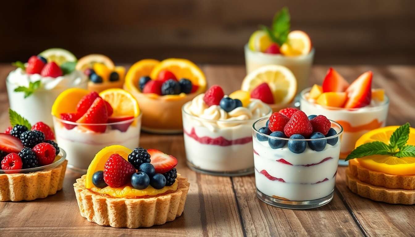 Desserts fruités pour une touche de fraîcheur Desserts fruités pour une touche de fraîcheur
