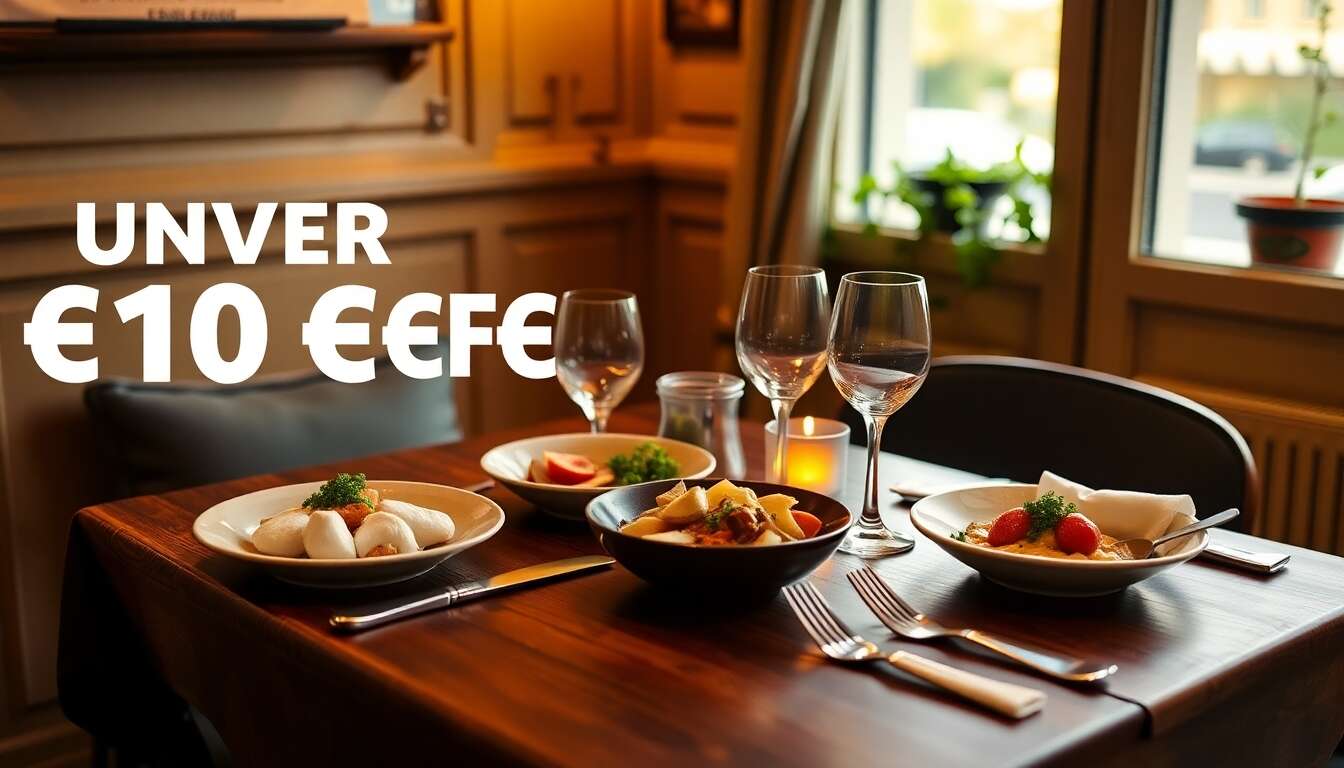 Secrets de chefs pour dîners à moins de 10 euros