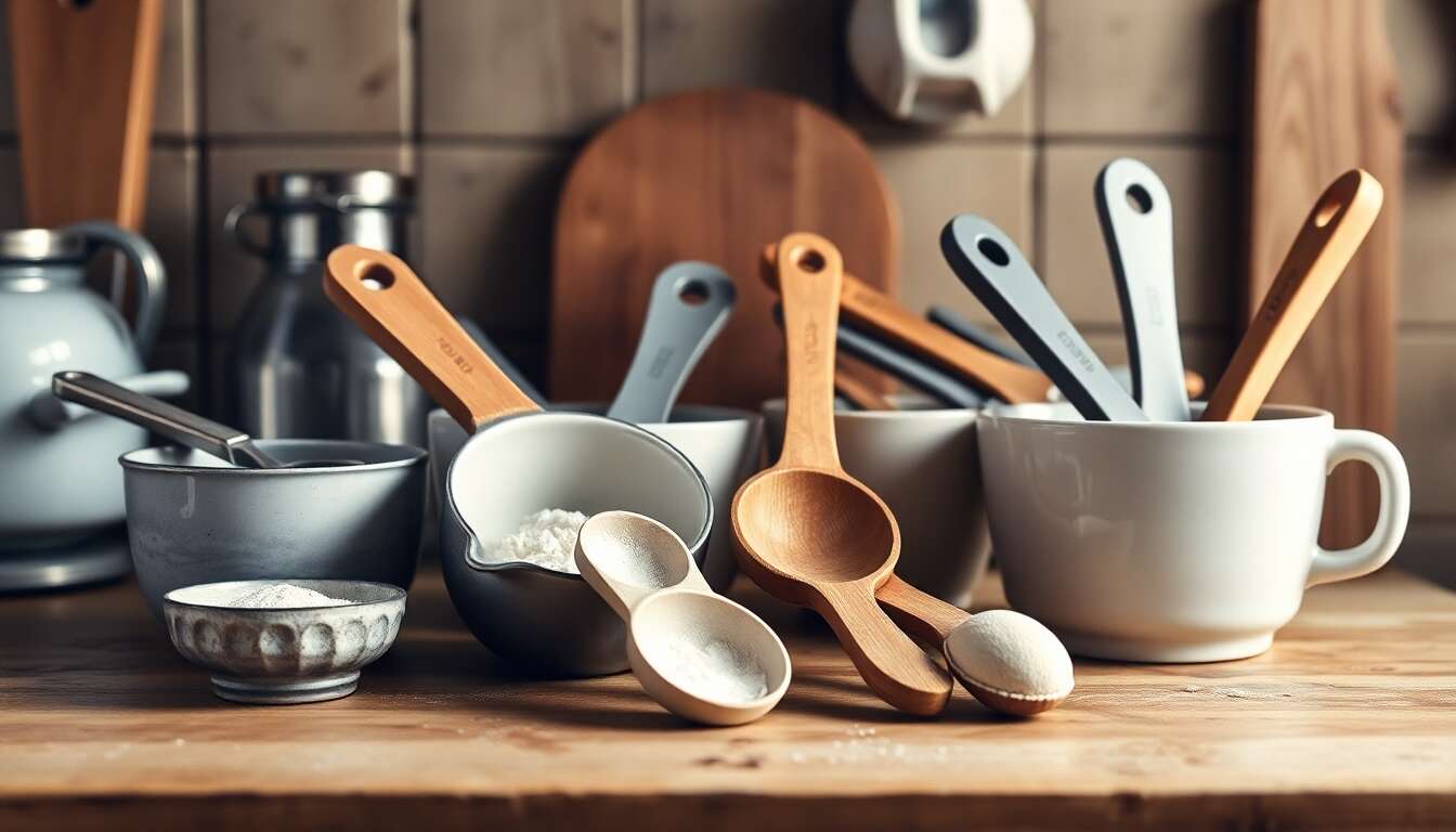 Tasses &agrave; mesurer contre cuill&egrave;res : quelle est la diff&eacute;rence ?