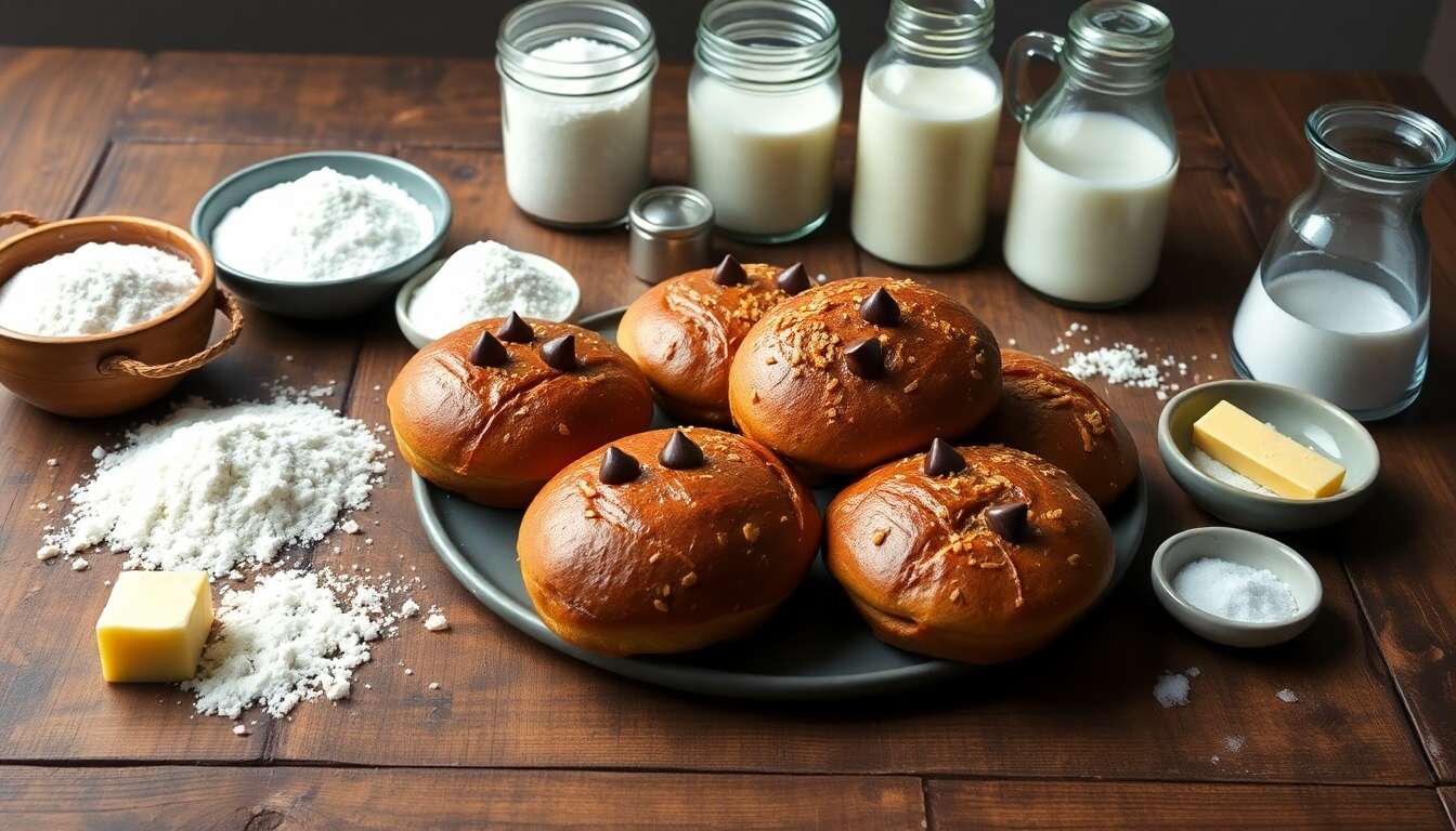 Petit-déjeuner chocolaté : pains maison express