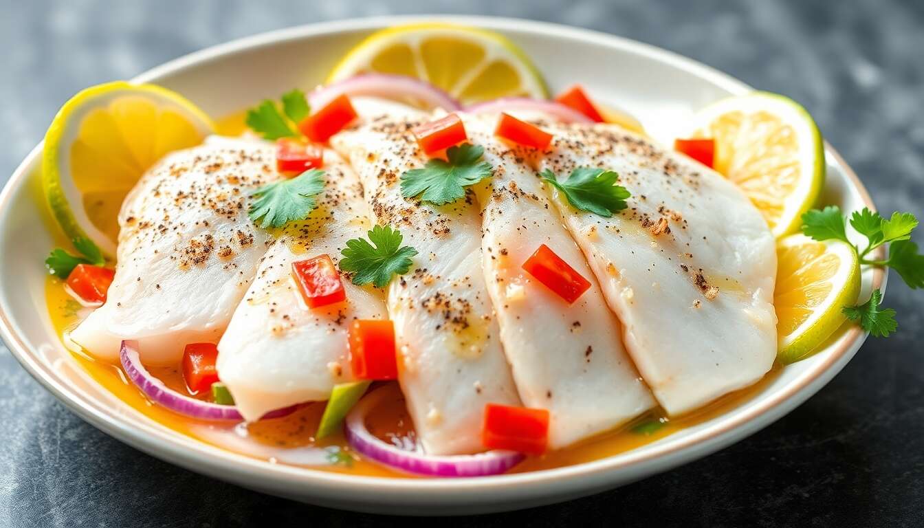 Ceviche de dorade, saveurs du large