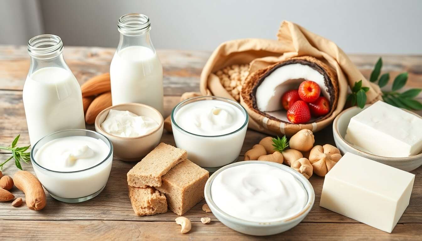 Alternatives végétaliennes aux produits laitiers
