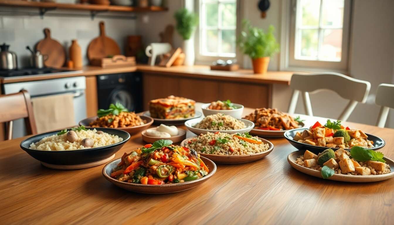 Plats principaux sans viande pour toute la famille