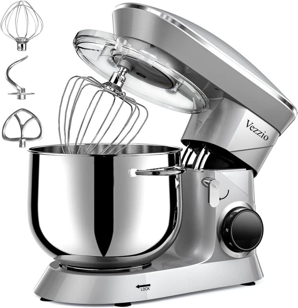 Test : robot pâtissier Vezzio 1500W polyvalent (rouge)