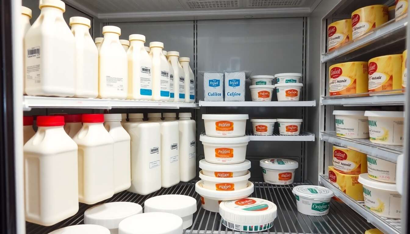 Optimiser le stockage des produits laitiers