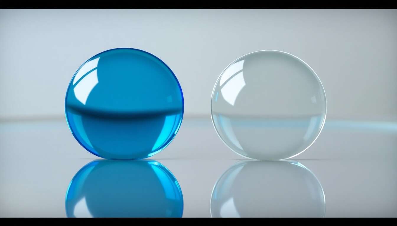 Choisir des lentilles de couleur ou transparentes