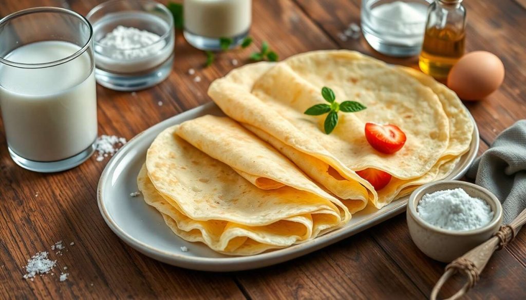 Crêpes fines et légères