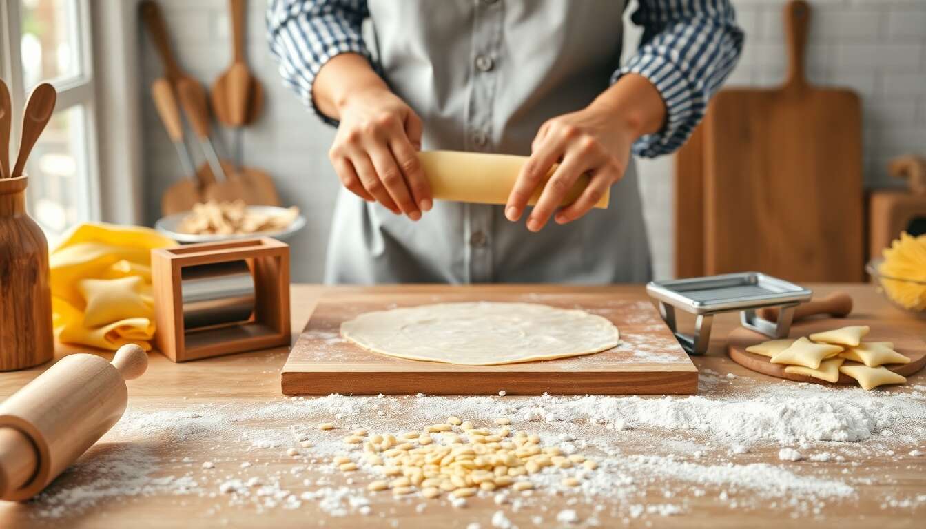 Les ustensiles indispensables pour pr&eacute;parer des raviolis