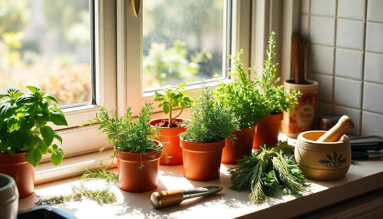 Cultiver et entretenir ses herbes aromatiques &agrave; domicile