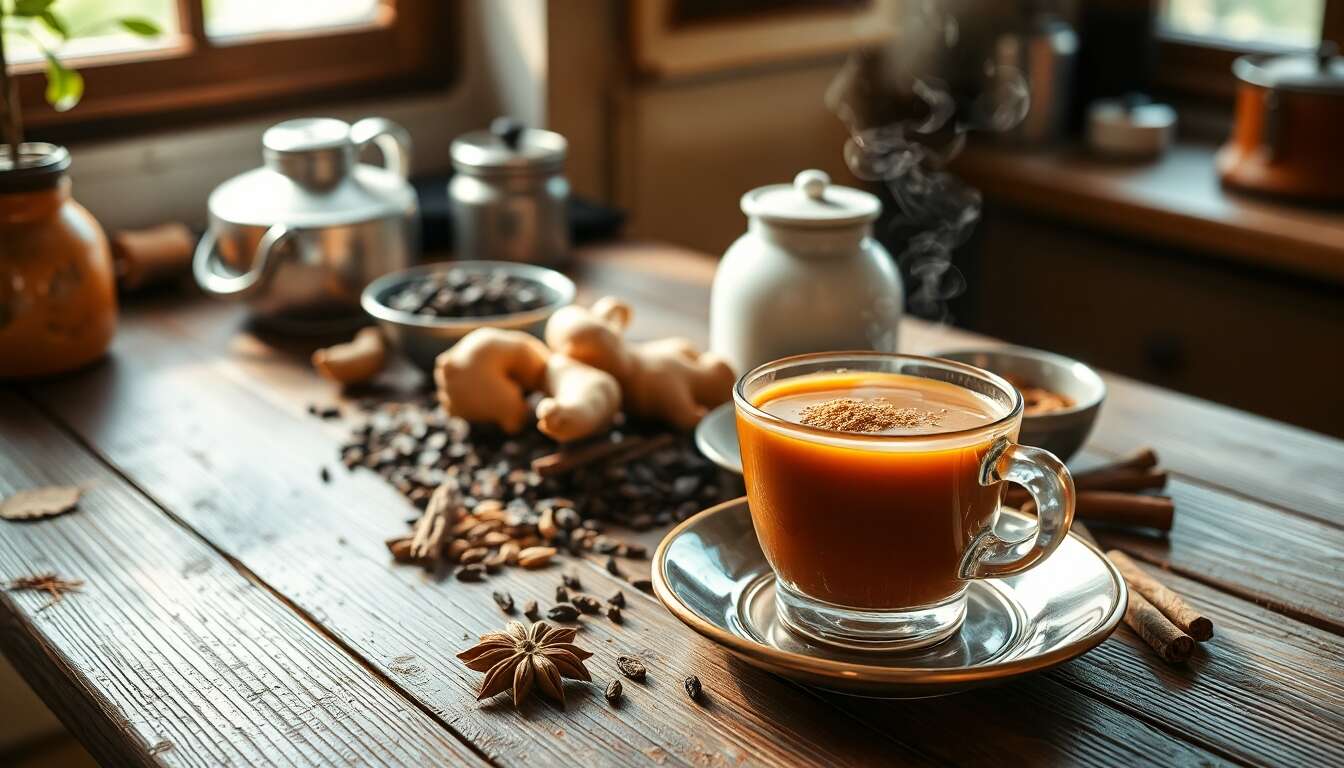 Les ingr&eacute;dients essentiels pour un cha&iuml; authentique
