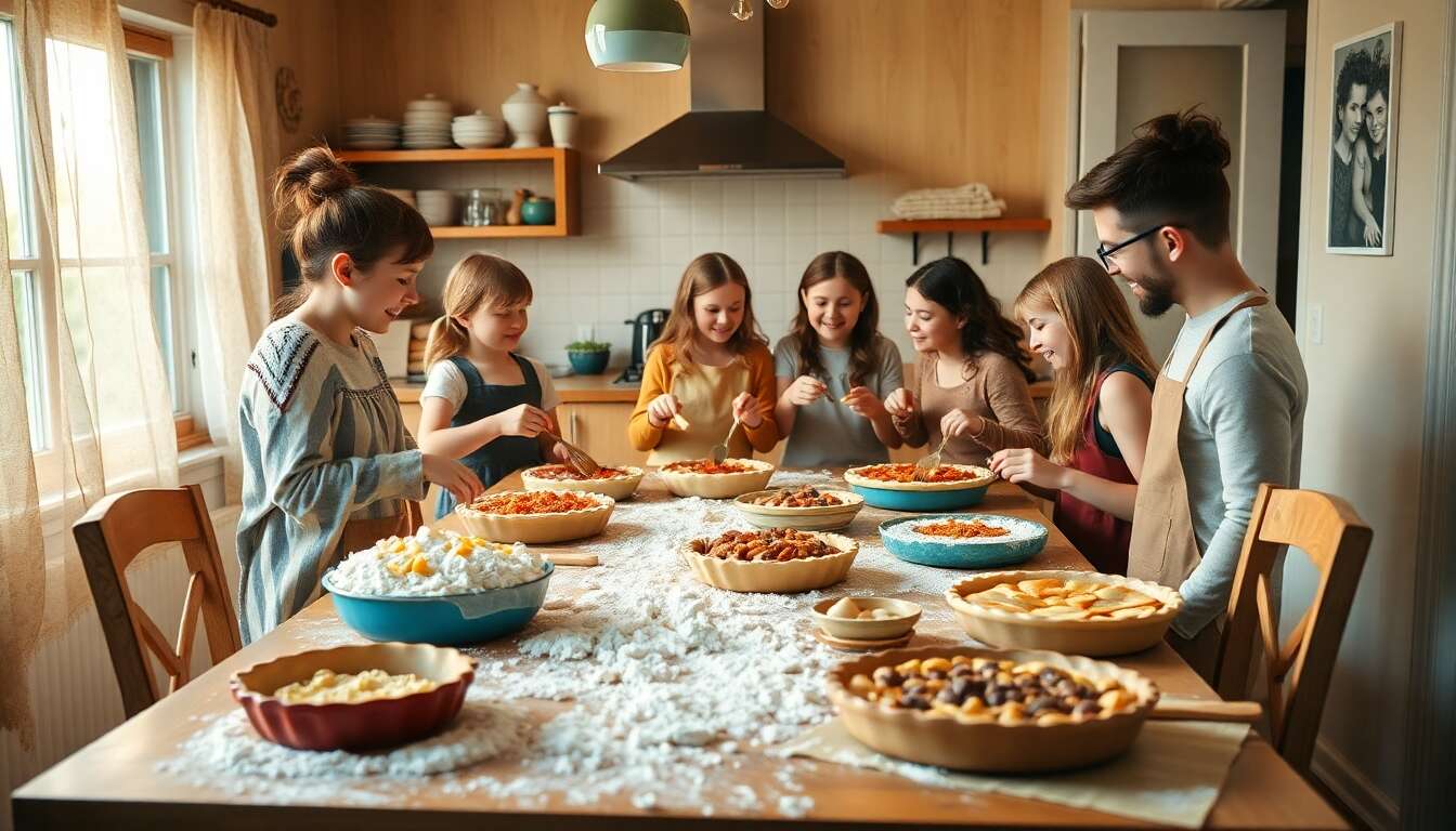 Tartes rigolotes : pâtisser ensemble en toute simplicité