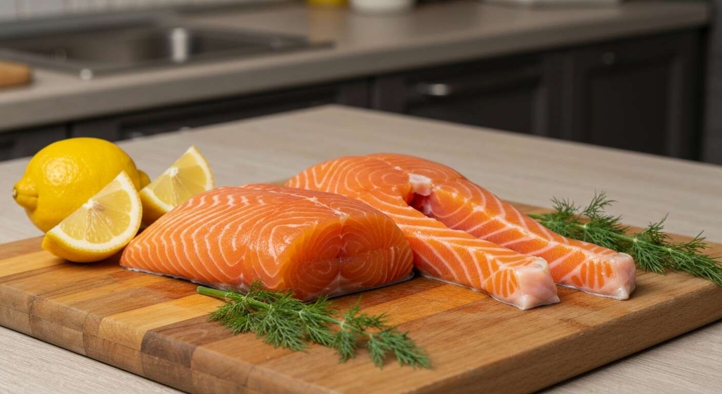 Préparation du saumon : étapes avant la cuisson Préparation du saumon : étapes avant la cuisson