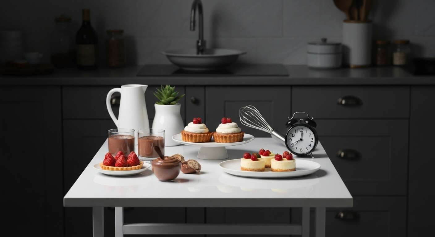 Desserts express pour une pause gourmande