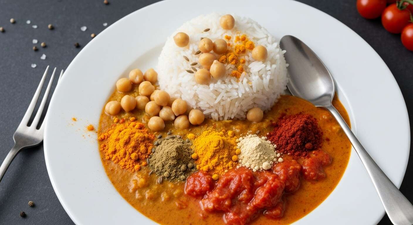 Repas végétarien indien : rapide et savoureux