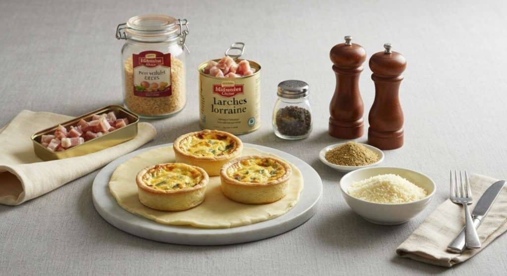 Mini-quiches lorraine revisitées