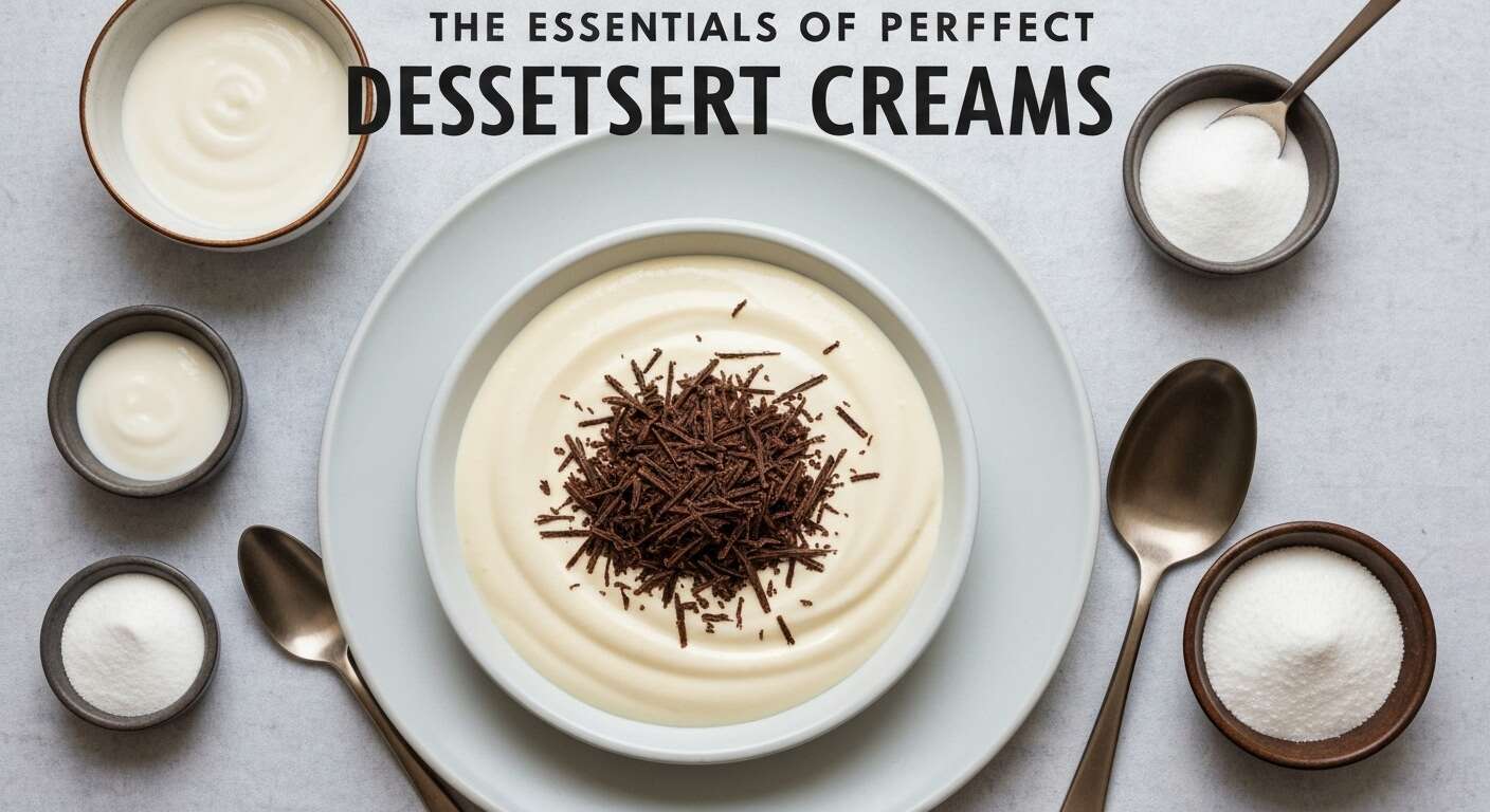 Les bases des crèmes dessert parfaites