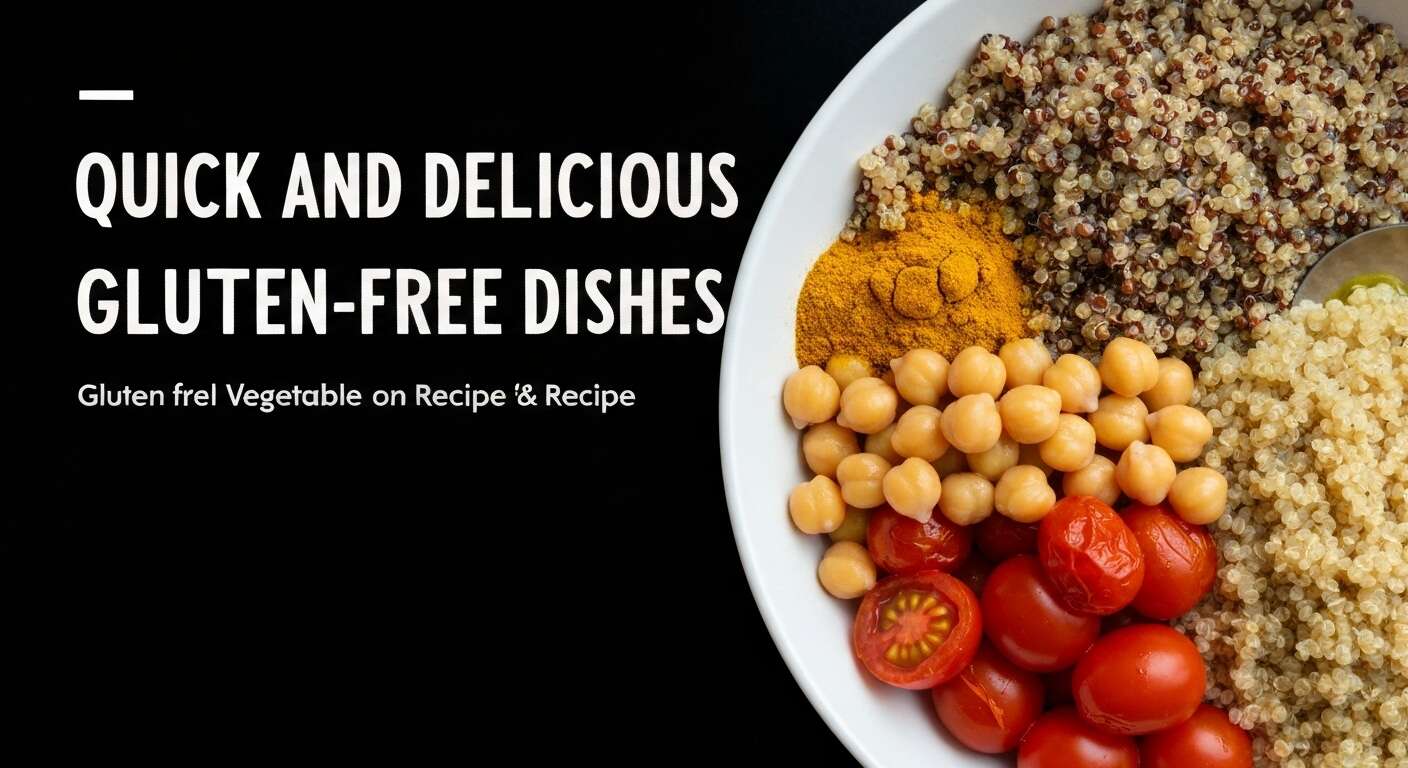Idées de plats rapides et sans gluten
