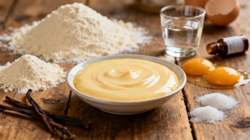 Crème anglaise onctueuse