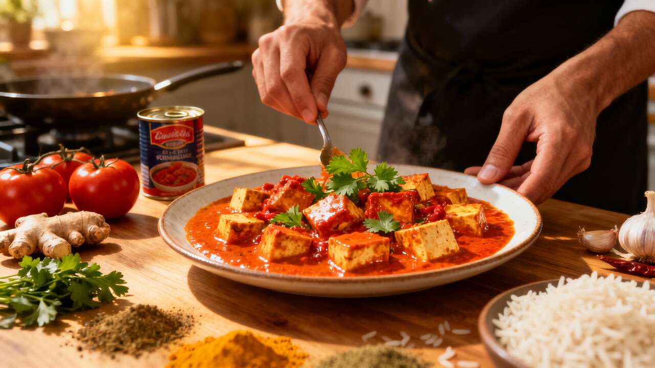 Curry de tofu : épices et simplicité réunies