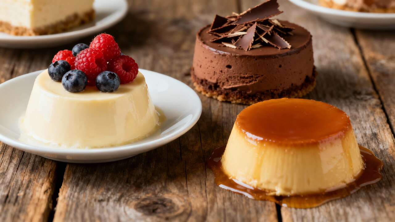Ingrédients idéals pour crèmes dessert