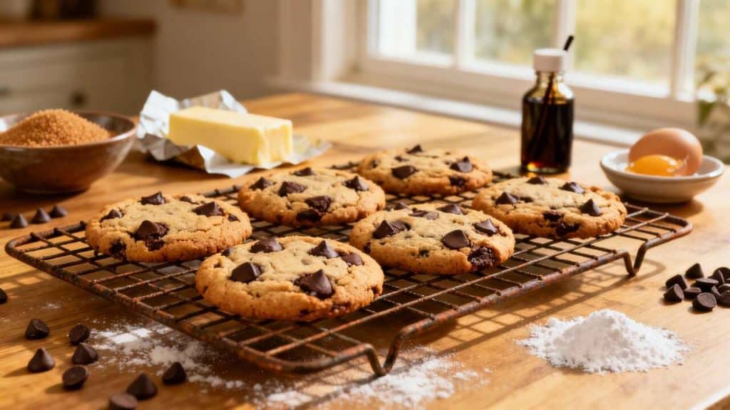 Débuter en pâtisserie : cookies au chocolat sans stress